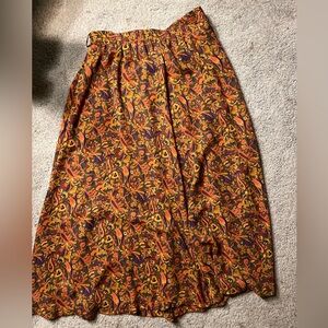 Vintage Fall Maxi Skirt